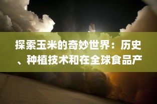 探索玉米的奇妙世界：历史、种植技术和在全球食品产业中的重要地位