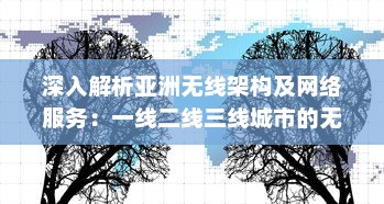 深入解析亚洲无线架构及网络服务：一线二线三线城市的无线网络区别与特点