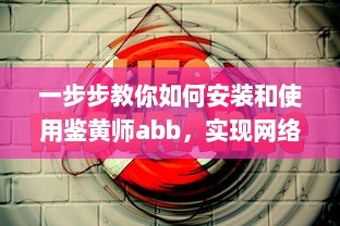 一步步教你如何安装和使用鉴黄师abb，实现网络环境的自我保护和管理