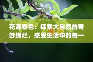 花漾春色：探索大自然的奇妙绚烂，感受生活中的每一抹灿烂色彩 v2.2.3下载