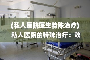 (私人医院医生特殊治疗) 私人医院的特殊治疗：效率、个性化与高级医疗资源的完美融合