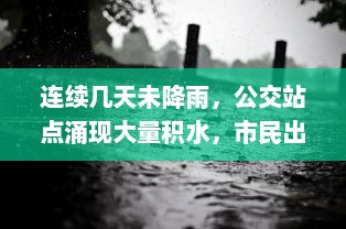 连续几天未降雨，公交站点涌现大量积水，市民出行公交车遭遇'水困'问题急需解决