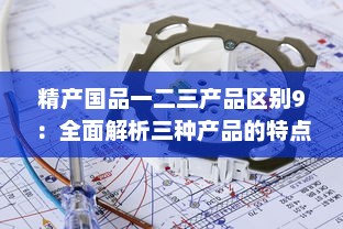 精产国品一二三产品区别9：全面解析三种产品的特点与差异，促进消费者明智选择