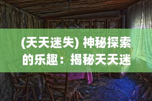 (天天迷失) 神秘探索的乐趣：揭秘天天迷城中隐藏的挑战与喜悦