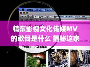 精东影视文化传媒MV的歌词是什么 揭秘这家知名媒体公司原创音乐MV背后的歌词内涵