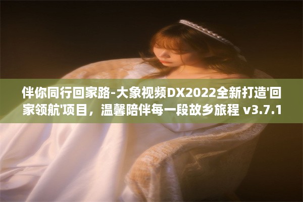 伴你同行回家路-大象视频DX2022全新打造'回家领航'项目，温馨陪伴每一段故乡旅程 v3.7.1下载