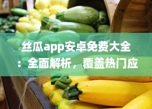 丝瓜app安卓免费大全：全面解析，覆盖热门应用，满足你的一站式需求一键下载，体验极致 v8.2.2下载