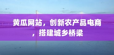 黄瓜网站，创新农产品电商，搭建城乡桥梁