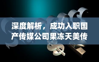 深度解析，成功入职国产传媒公司果冻天美传媒的详细步骤